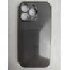 Чехол пластиковый iPhone 16 Pro карбон серый