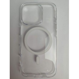 Чехол пластиковый iPhone 16 Pro Max SkyArmor Magsafe прозрачный