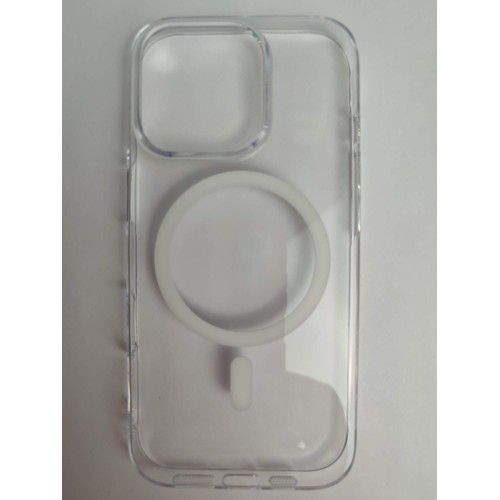 Чехол пластиковый iPhone 16 Pro Max SkyArmor Magsafe прозрачный