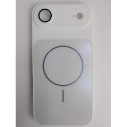 Чехол пластиковый iPhone 17 Air Skin Case MagSafe с защитой камеры белый