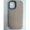 Чехол пластиковый iPhone 17 АНТИОТПЕЧАТКИ с MagSafe титановый 