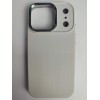 Чехол пластиковый iPhone 17 Pro АНТИОТПЕЧАТКИ с MagSafe серый 