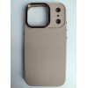 Чехол пластиковый iPhone 17 Pro АНТИОТПЕЧАТКИ с MagSafe титановый 