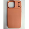 Чехол пластиковый iPhone 17 Pro Max АНТИОТПЕЧАТКИ с MagSafe оранжевый 