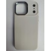 Чехол пластиковый iPhone 17 Pro Max АНТИОТПЕЧАТКИ с MagSafe серый 