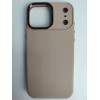 Чехол пластиковый iPhone 17 Pro Max АНТИОТПЕЧАТКИ с MagSafe титановый 