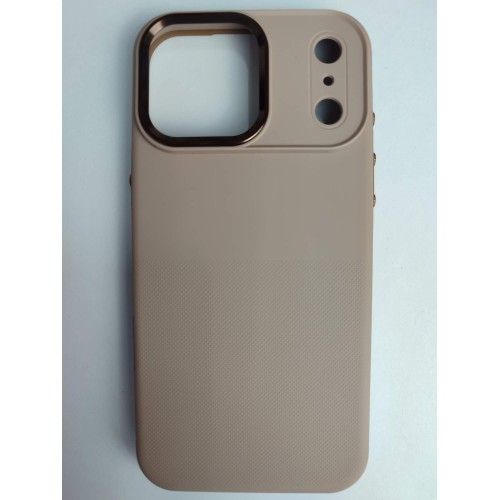Чехол пластиковый iPhone 17 Pro Max АНТИОТПЕЧАТКИ с MagSafe титановый 