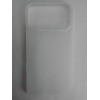 Чехол пластиковый iPhone 17 Pro Max карбон белый