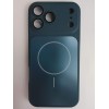 Чехол пластиковый iPhone 17 Pro Max Skin Case MagSafe с защитой камеры синий