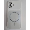 Чехол пластиковый iPhone 17 Skin Case MagSafe с защитой камеры белый