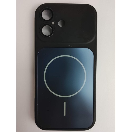 Чехол пластиковый iPhone 17 Skin Case MagSafe с защитой камеры черный