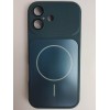 Чехол пластиковый iPhone 17 Skin Case MagSafe с защитой камеры синий