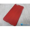 Чехол пластиковый iPhone 6 Plus под дерево красный