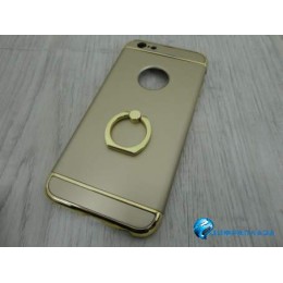 Чехол пластиковый iPhone 6 золотистый с кольцом