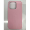 Чехол пластиковый Leather Case MagSafe ORG iPhone 15 Pro розовый