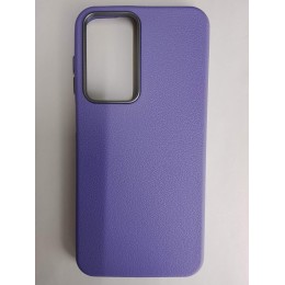 Чехол пластиковый Samsung A17/A26 ЭкоКожа с оободком сиреневый