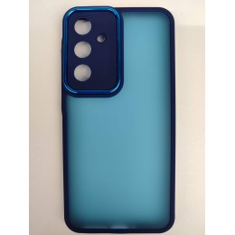 Чехол пластиковый Samsung A35 Protect Camera с защитой камеры синий