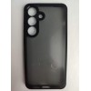 Чехол пластиковый Samsung S25 матовый с окантовкой черный