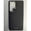 Чехол пластиковый Samsung S25 Ultra PITAKA карбон черный 