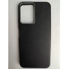 Чехол пластиковый Tecno Spark Go 2/Spark 40C/Smart 10 ЭкоКожа с оободком черный