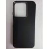 Чехол пластиковый Xiaomi Redmi 15C/POCO C85 ЭкоКожа с оободком черный