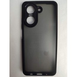Чехол пластиковый Xiaomi Redmi A5/POCO C71 матовый черный с окантовкой 