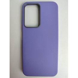 Чехол пластиковый Xiaomi Redmi А7 Pro ЭкоКожа с ободком сиреневый