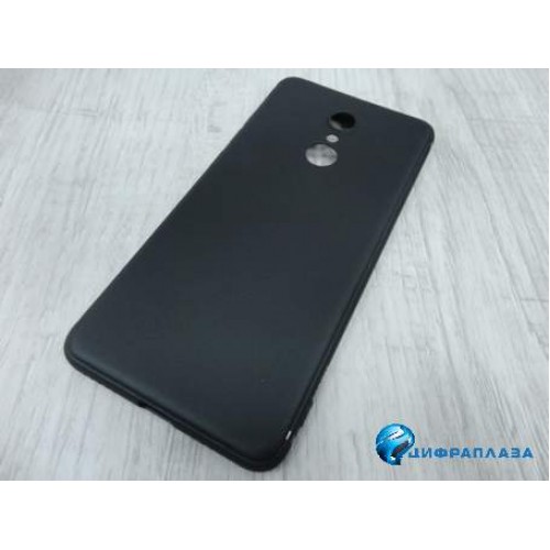 Чехол QU Lovely Fruit Xiaomi Mi 5s силикон в блистере матовый черный