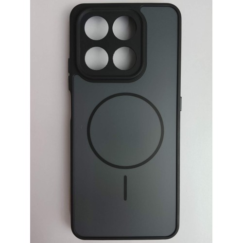 Чехол силикон-пластик Honor X7D матовый черно-серый