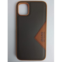 Чехол силикон-пластик iPhone 11 JEANS коричневый 