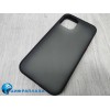 Чехол силикон-пластик iPhone 12 Mini Shockproof черно-красный