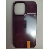 Чехол силикон-пластик iPhone 13 Pro матовый с логотипом фиолетовый (02)