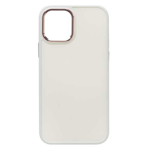 Чехол силикон-пластик iPhone 14 SC311 белый