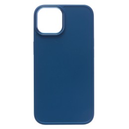 Чехол силикон-пластик iPhone 14 SC311 темно синий