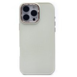 Чехол силикон-пластик iPhone 16 Pro Max SC311 белый 
