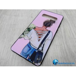 Чехол силикон-пластик Samsung S10 Plus InstaGlamour (008)