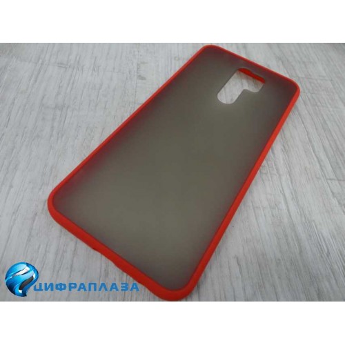 Чехол силикон-пластик Xiaomi Redmi 9 Skin Shell красный