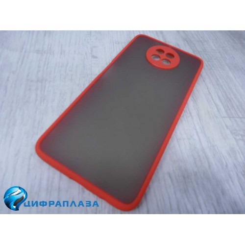 Чехол силикон-пластик Xiaomi Redmi Note 9T Skin Shell красный