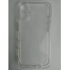 Чехол силиконовый Clear Case iPhone 16 прозрачный с защитой камеры