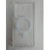 Чехол силиконовый Clear Case Samsung S23 Ultra Magsafe прозрачный