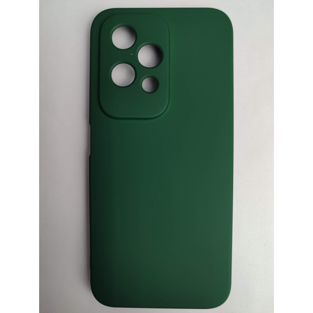 Чехол силиконовый Honor 200 Lite Silicone Case без лого темно-зеленый