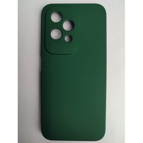 Чехол силиконовый Honor 200 Lite Silicone Case без лого темно-зеленый