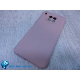 Чехол силиконовый Honor 50 Lite Silicone Cover пудровый