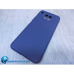 Чехол силиконовый Honor 50 Lite Silicone Cover темно-синий