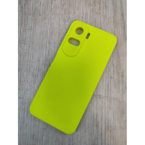 Чехол силиконовый Honor 90 Lite Silicone Cover Nano 2mm салатовый