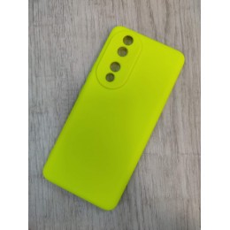 Чехол силиконовый Honor 90 Silicone Cover Nano 2mm салатовый