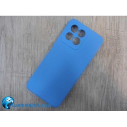 Чехол силиконовый Honor X6 Silicone Cover Nano 2mm лазурный