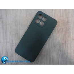 Чехол силиконовый Honor X6 Silicone Cover Nano 2mm темно-зеленый