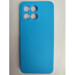 Чехол силиконовый Honor X6 Silicone Cover Nano лазурный