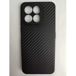 Чехол силиконовый Honor X6C карбон черный